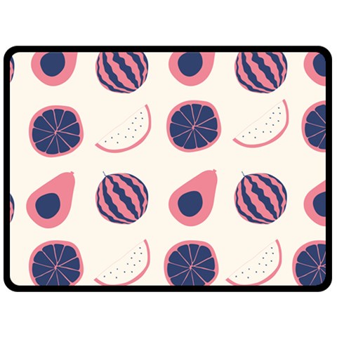 Fruits Halves Pattern Design Fleece Blanket (Large) from ArtsNow.com 80 x60  Blanket Front