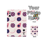 Fruits Halves Pattern Design Playing Cards 54 Designs (Mini)