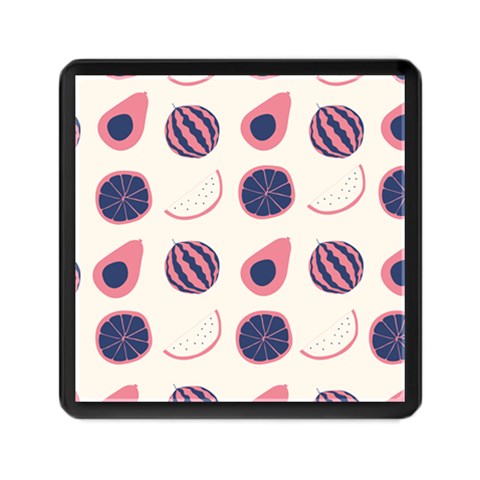 Fruits Halves Pattern Design Memory Card Reader (Square) from ArtsNow.com Front