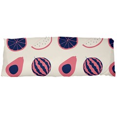 Fruits Halves Pattern Design Body Pillow Case Dakimakura (Two Sides) from ArtsNow.com Back