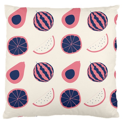 Fruits Halves Pattern Design Large Cushion Case (Two Sides) from ArtsNow.com Front