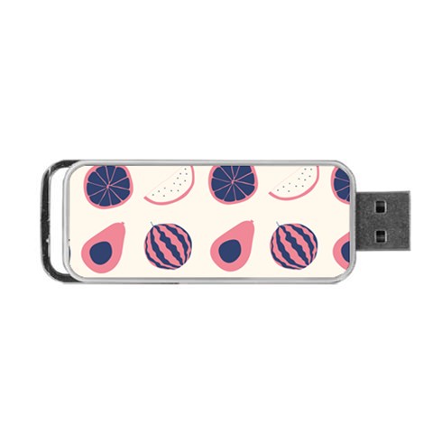 Fruits Halves Pattern Design Portable USB Flash (One Side) from ArtsNow.com Front