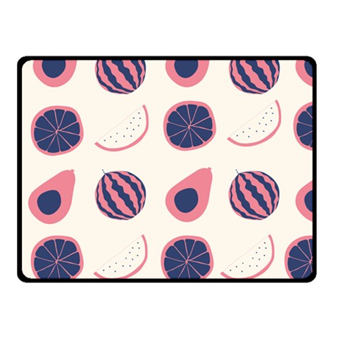 Fruits Halves Pattern Design Two Sides Fleece Blanket (Small) from ArtsNow.com 45 x34  Blanket Front