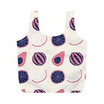 Fruits Halves Pattern Design Full Print Recycle Bag (M)