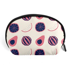 Fruits Halves Pattern Design Accessory Pouch (Large) from ArtsNow.com Front