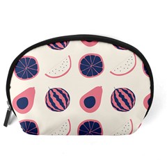 Fruits Halves Pattern Design Accessory Pouch (Large) from ArtsNow.com Back