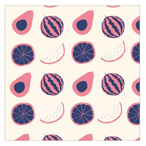 Fruits Halves Pattern Design Square Satin Scarf (36  x 36 ) from ArtsNow.com Front