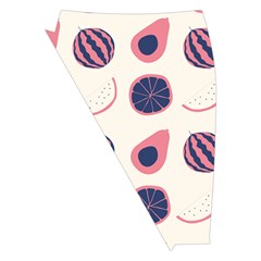 Fruits Halves Pattern Design Midi Wrap Pencil Skirt from ArtsNow.com Front Left