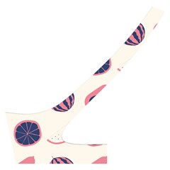 Fruits Halves Pattern Design Cross Back Hipster Bikini Set from ArtsNow.com Back Left