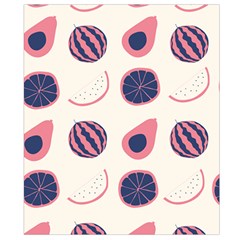 Fruits Halves Pattern Design Belt Pouch Bag (Small) from ArtsNow.com Back Strap