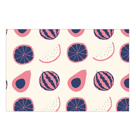 Fruits Halves Pattern Design Belt Pouch Bag (Small) from ArtsNow.com Loop