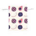 Fruits Halves Pattern Design Lightweight Drawstring Pouch (M)