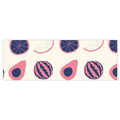Fruits Halves Pattern Design Wristlet Pouch Bag (Small) from ArtsNow.com Bottom