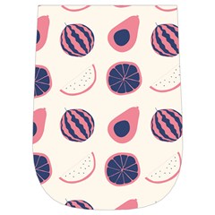 Fruits Halves Pattern Design Wristlet Pouch Bag (Small) from ArtsNow.com Right Side