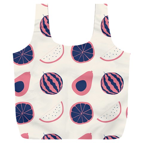 Fruits Halves Pattern Design Full Print Recycle Bag (XXL) from ArtsNow.com Front