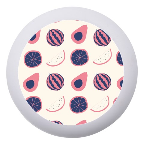 Fruits Halves Pattern Design Dento Box with Mirror from ArtsNow.com Front