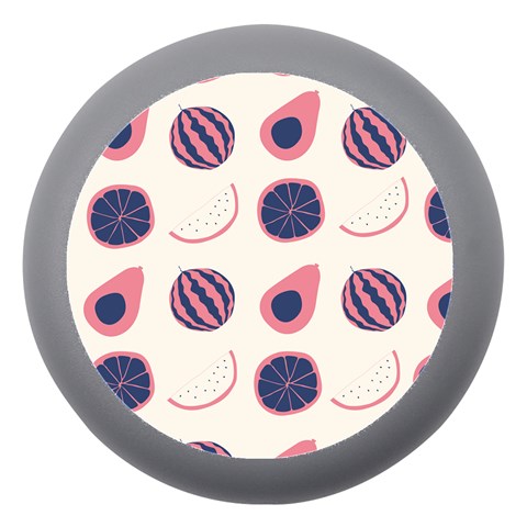 Fruits Halves Pattern Design Dento Box with Mirror from ArtsNow.com Front