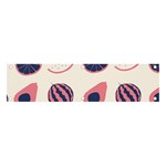 Fruits Halves Pattern Design Banner and Sign 4  x 1 