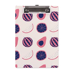 Fruits Halves Pattern Design A5 Acrylic Clipboard from ArtsNow.com Front