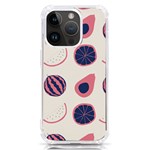 Fruits Halves Pattern Design iPhone 14 Pro TPU UV Print Case