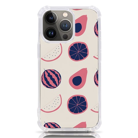Fruits Halves Pattern Design iPhone 13 Pro TPU UV Print Case from ArtsNow.com Front