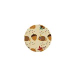 Leaves Foliage Acorns Barrel 1  Mini Magnets