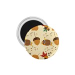 Leaves Foliage Acorns Barrel 1.75  Magnets