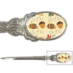 Leaves Foliage Acorns Barrel Letter Opener