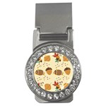 Leaves Foliage Acorns Barrel Money Clips (CZ) 