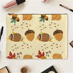 Leaves Foliage Acorns Barrel Cosmetic Bag (XL)