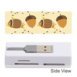 Leaves Foliage Acorns Barrel Memory Card Reader (Stick)