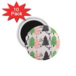 Christmas Trees Icons 1.75  Magnets (10 pack) 