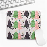 Christmas Trees Icons Large Mousepad
