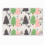 Christmas Trees Icons Postcard 4 x 6  (Pkg of 10)