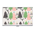 Christmas Trees Icons Business Card Holder
