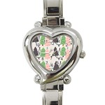 Christmas Trees Icons Heart Italian Charm Watch