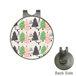 Christmas Trees Icons Hat Clips with Golf Markers