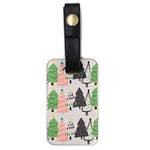 Christmas Trees Icons Luggage Tag (one side)
