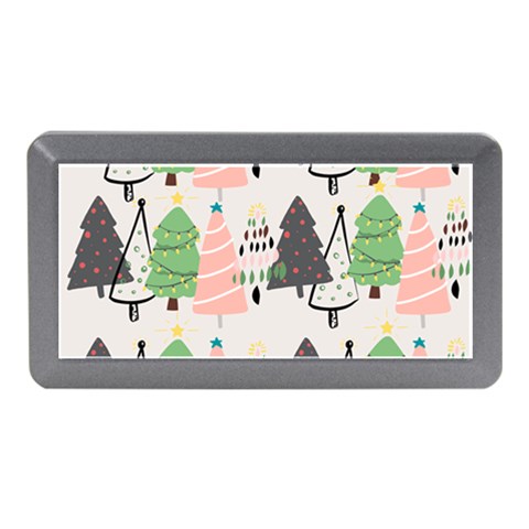 Christmas Trees Icons Memory Card Reader (Mini) from ArtsNow.com Front