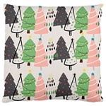 Christmas Trees Icons Large Cushion Case (Two Sides)