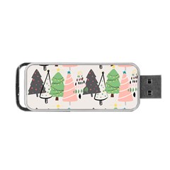 Christmas Trees Icons Portable USB Flash (Two Sides) from ArtsNow.com Back