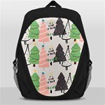 Christmas Trees Icons Backpack Bag