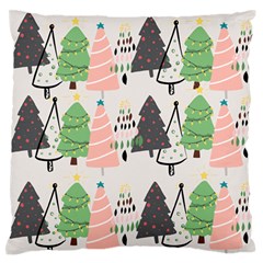 Christmas Trees Icons Standard Premium Plush Fleece Cushion Case (Two Sides) from ArtsNow.com Back