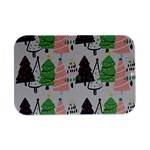 Christmas Trees Icons Open Lid Metal Box (Silver)  