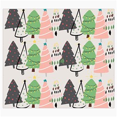 Christmas Trees Icons Roll Up Canvas Pencil Holder (S) from ArtsNow.com Front