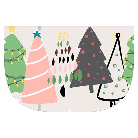 Christmas Trees Icons Make Up Case (Small) from ArtsNow.com Side Right