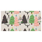 Christmas Trees Icons Banner and Sign 4  x 2 