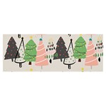 Christmas Trees Icons Banner and Sign 8  x 3 