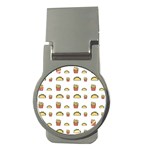 Fries Taco Pattern Fast Food Money Clips (Round) 