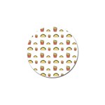 Fries Taco Pattern Fast Food Golf Ball Marker